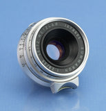 LEICA LEITZ 35MM SUMMARON F2.8 SM SCREW MOUNT 1M WIDE ANGLE LENS +CAP RARE MINT!