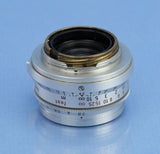 LEICA LEITZ 35MM SUMMARON F2.8 SM SCREW MOUNT 1M WIDE ANGLE LENS +CAP RARE MINT!