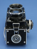 ROLLEIFLEX ROLLEI 55MM F4 DISTAGON ZEISS WIDE TLR CAMERA +METER +CASE +CAPS WOW!